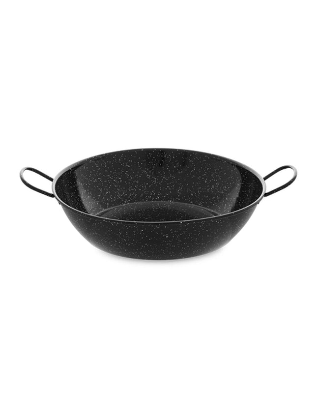 Vaello deep pan with handle, 22 cm diameter, suitable for cooking and kitchen use, made of durable material.