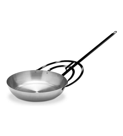 Vaello Pan Vaello Migas staal, 40 cm diameter, kitchen cookware with sturdy stainless steel construction and ergonomic handle.