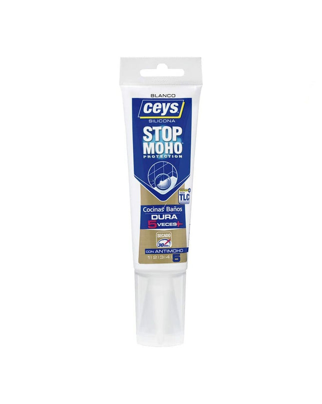 Ceys 125ml anti-vochtigheid gel for mold removal, shown in a clear container, used for home moisture control and mold prevention.