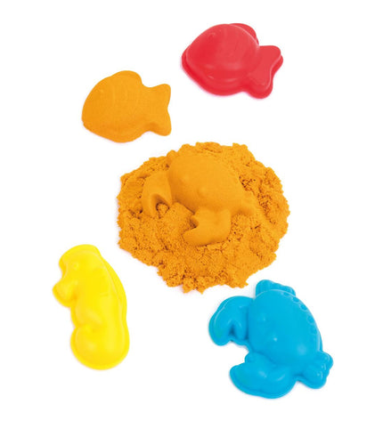 Milan Magisch Zand in 453g container, colorful magical play sand for creative activities and sensory play.