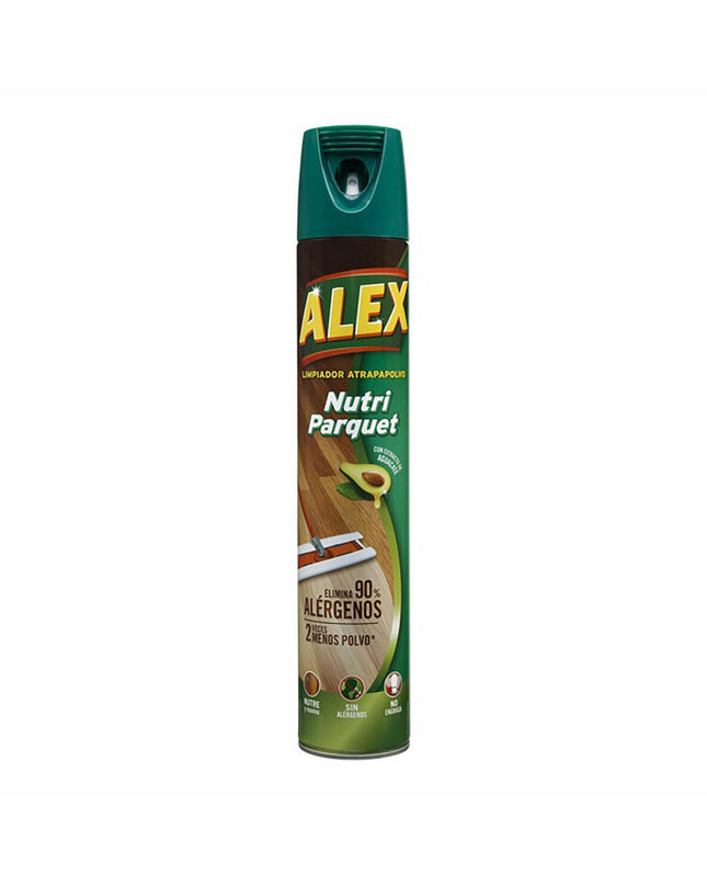 Alex vloerreiniger voor huis en koken, schoonmaakproduct met fles en spray, geschikt voor thuiszorg en huishoudelijk gebruik.