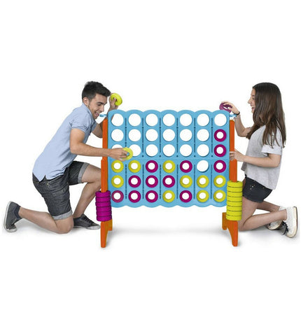 Feber Mega 4 in Line game set, colorful toy game with large playing area, designed for kids' fun and entertainment.