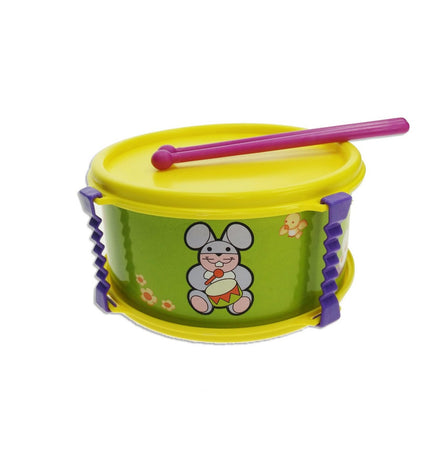 Reig Natura Music 9-piece percussion toy set for children, includes colorful drums and percussion instruments for kids.