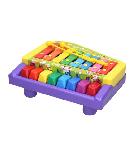 Reig Xilo Natura toy xylophone piano for children, colorful musical instrument with wooden bars and plastic keys.