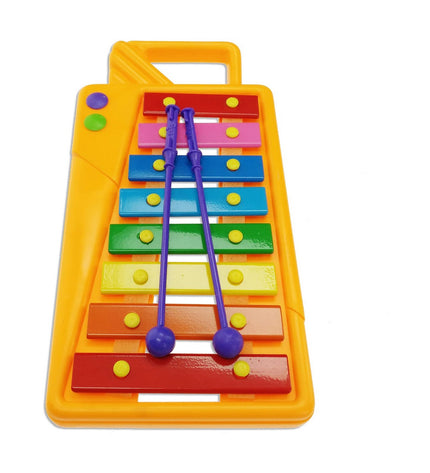 Reig Xylofoon speelgoed voor kinderen, kleurrijk muziekinstrument met houten bars en kleurrijke noten, geschikt voor jonge muzikanten.