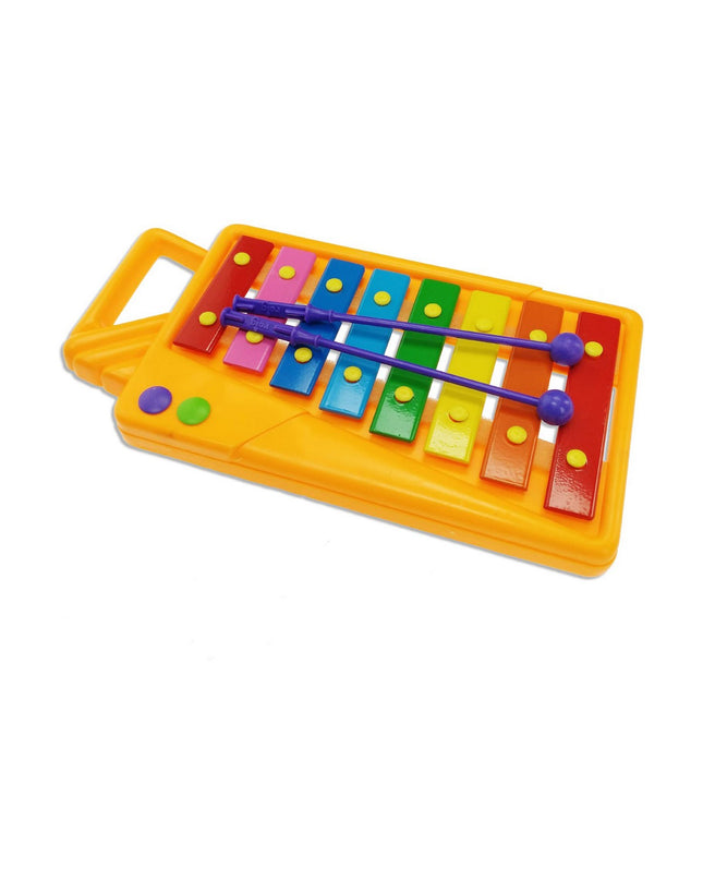 Colorful Reig Xylofoon toy musical instrument for children, featuring wooden bars and bright design for kids' play and learning.