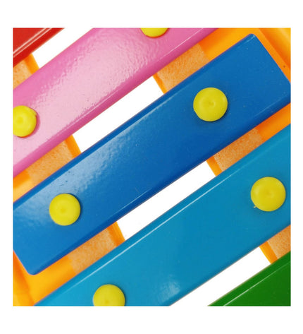 Reig Xylofoon speelgoed en muziekinstrument voor kinderen, kleurrijk houten kinder xylofoon met verschillende toonladders