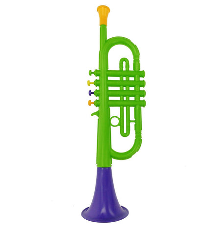 Reig 41 cm toy trumpet for children, colorful plastic musical instrument suitable for kids' play and learning.
