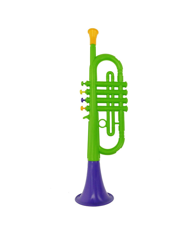 Reig 41 cm toy trumpet for children, colorful plastic musical instrument suitable for kids' play and learning.