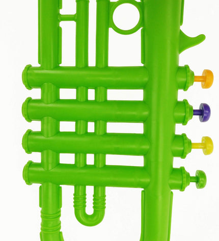 Reig toy trumpet, 41 cm long, designed for children, featuring colorful plastic body and mouthpiece, perfect for musical play.