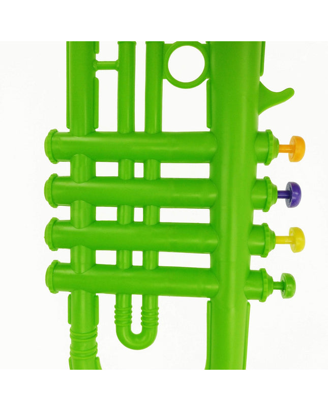 Reig toy trumpet, 41 cm long, designed for children, featuring colorful plastic body and mouthpiece, perfect for musical play.
