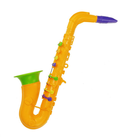 Reig 41cm children's toy music instrument, Reig Saxophone, colorful plastic toy for kids to play and learn music