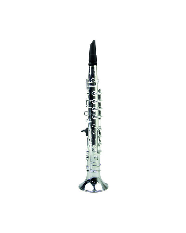Colorful Reig toy clarinet for kids, made of plastic, with realistic keys and mouthpiece, designed for children’s musical play.
