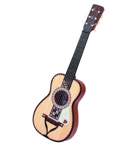 Reig Spaanse kindergitaar, speelgoed en muziekinstrument voor kinderen, with colorful strings and small wooden body.