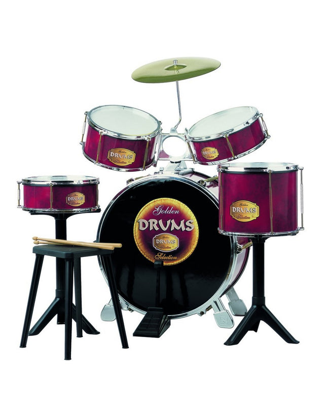 Reig plastic drums, 83x82x55 cm, colorful children's musical instrument toy for kids play and percussion fun.