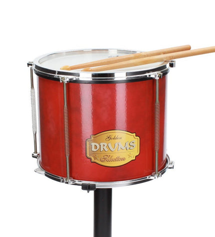 Colorful Reig plastic drums toy set for children, includes multiple drums with vibrant designs, perfect for musical play and fun.