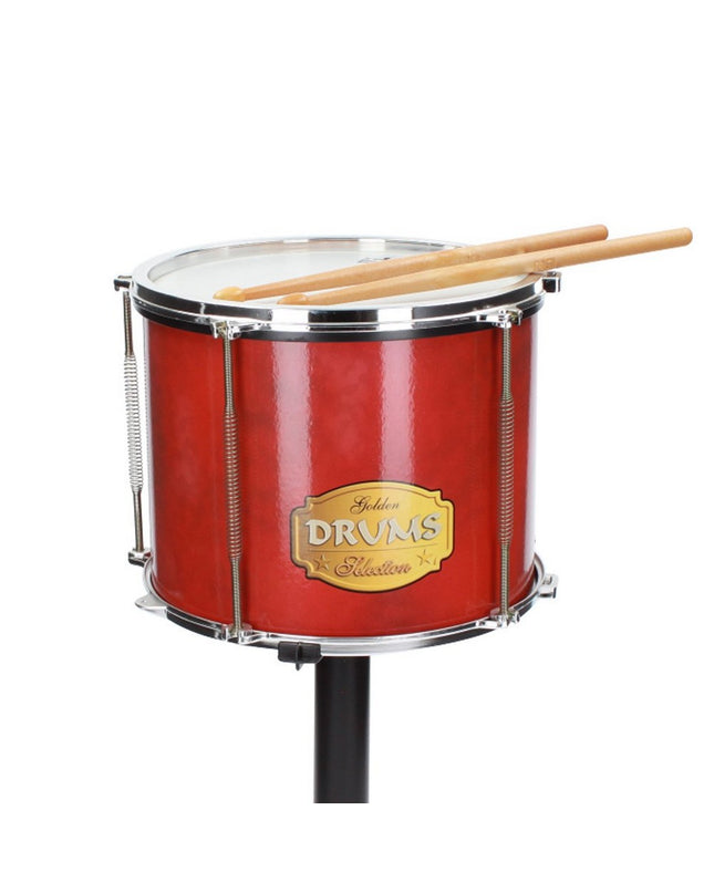 Colorful Reig plastic drums toy set for children, includes multiple drums with vibrant designs, perfect for musical play and fun.