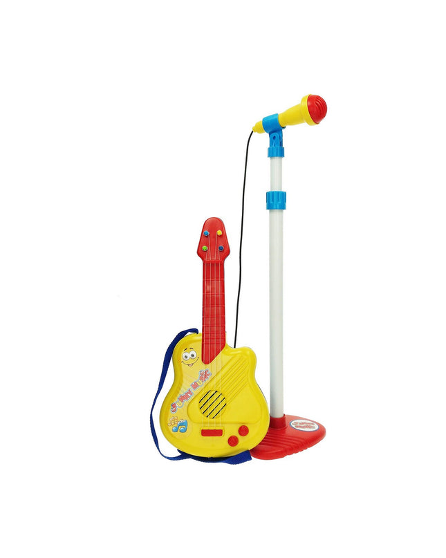 Reig Kindergitaar Reig Microfoon toy musical instrument for children, featuring colorful design and playful elements.