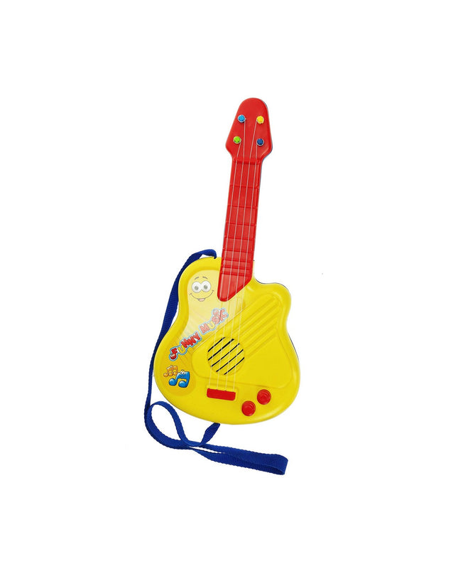 Reig Kindergitaar Reig Microfoon toy musical instrument set for children, featuring a colorful guitar and microphone for kids' play.
