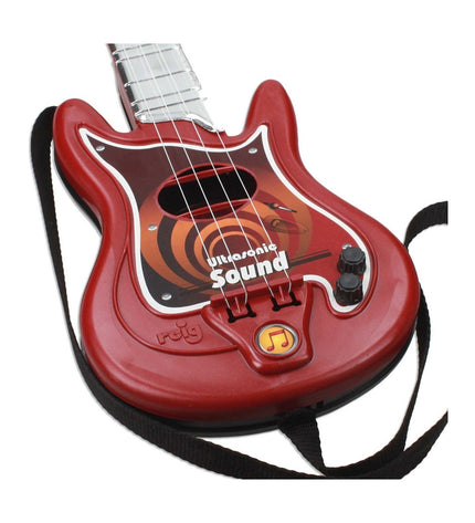 Reig Kindergitaar with built-in microphone, colorful toy musical instrument for children, perfect for playing and singing.
