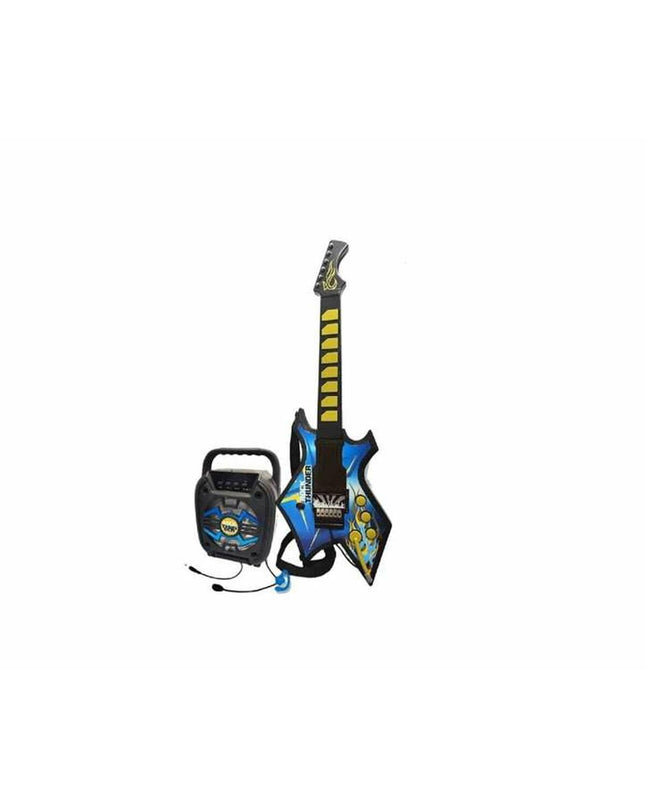 Colorful Reig Kindergitaar Reig Rock toy guitar for children, featuring vibrant design and small size perfect for young kids.
