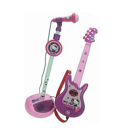 Hello Kitty microfoon speelgoed voor kinderen, kleurrijk kinder muziekinstrument, ideaal voor speel- en muzikale activiteiten