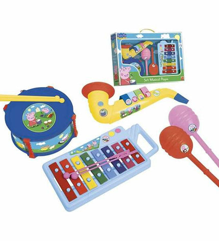 Reig speelgoedmuziekinstrumenten set with 9 parts, colorful children's musical instruments for play and learning.