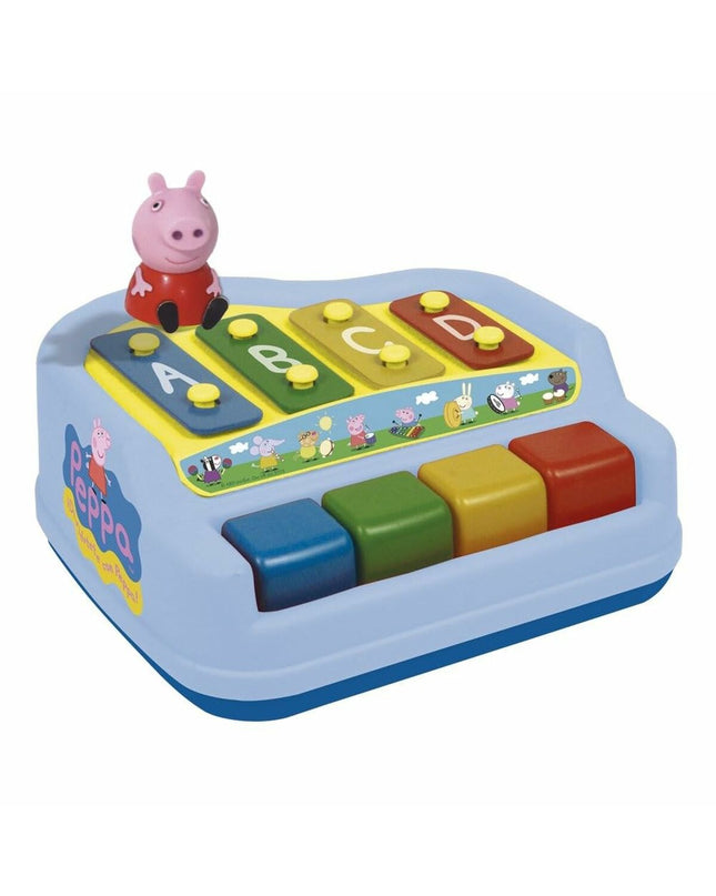 Peppa Pig plastic xylophone toy for children, colorful with Peppa Pig character, measuring 20x15x15 cm, ideal for kids' musical play