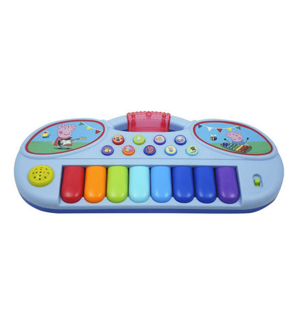 Peppa Pig educational music toy for children, featuring colorful Peppa Pig-themed design and interactive musical features.