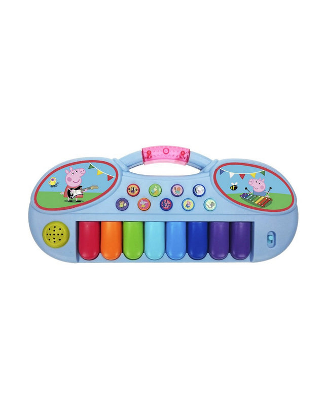 Peppa Pig educational playset with musical instruments for children, featuring Peppa Pig themed toys and learning tools.