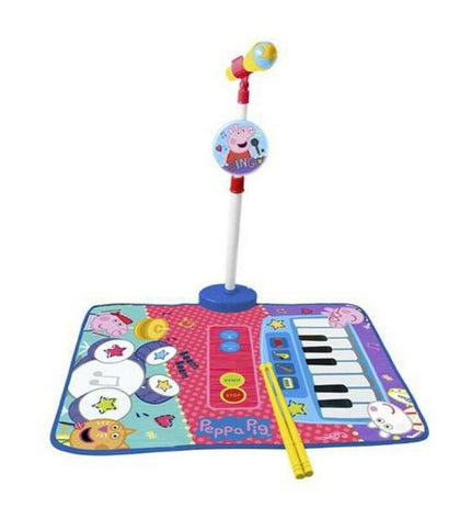 Peppa Pig muziek speelgoed 3-in-1 met kleurrijke muziekinstrumenten voor kinderen, inclusief kleine speelgoed en spelletjes