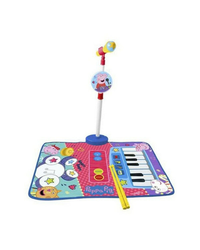 Peppa Pig muziek speelgoed 3-in-1 met kleurrijke muziekinstrumenten voor kinderen, inclusief kleine speelgoed en spelletjes