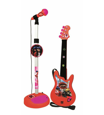 Lady Bug Muziekset 2675 Rood for kids, colorful toy musical instruments including a xylophone and drum for children.