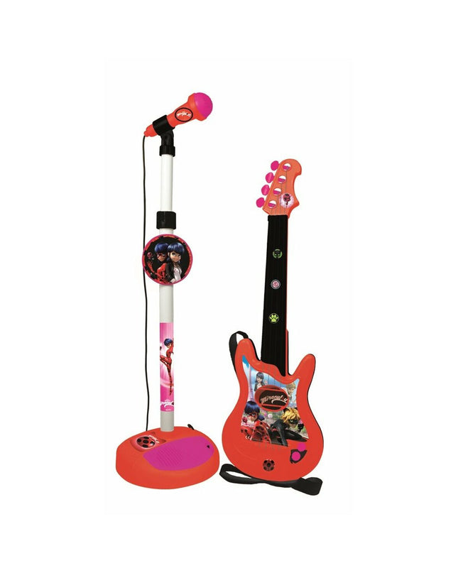 Lady Bug Muziekset 2675 Rood for kids, colorful toy musical instruments including a xylophone and drum for children.