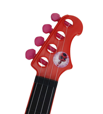 Lady Bug Muziekset 2675 Rood, colorful children's musical instrument set with a ladybug design, suitable for young kids.