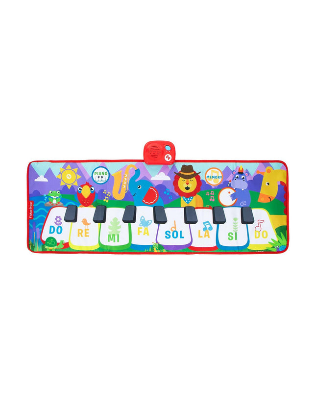 Fisher-Price educational music playset with colorful toy instruments for children, promoting learning and musical fun.