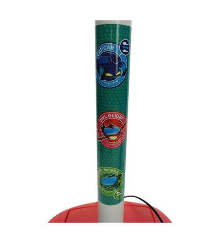 Blue PJ Masks Kindergitaar with microphone, children's toy musical instrument for kids, fun and interactive play accessory.