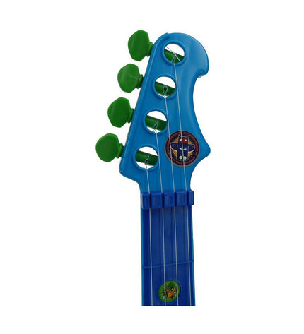 Blue PJ Masks kids' toy microphone guitar from the Play and Music Instruments category, designed for children’s entertainment.
