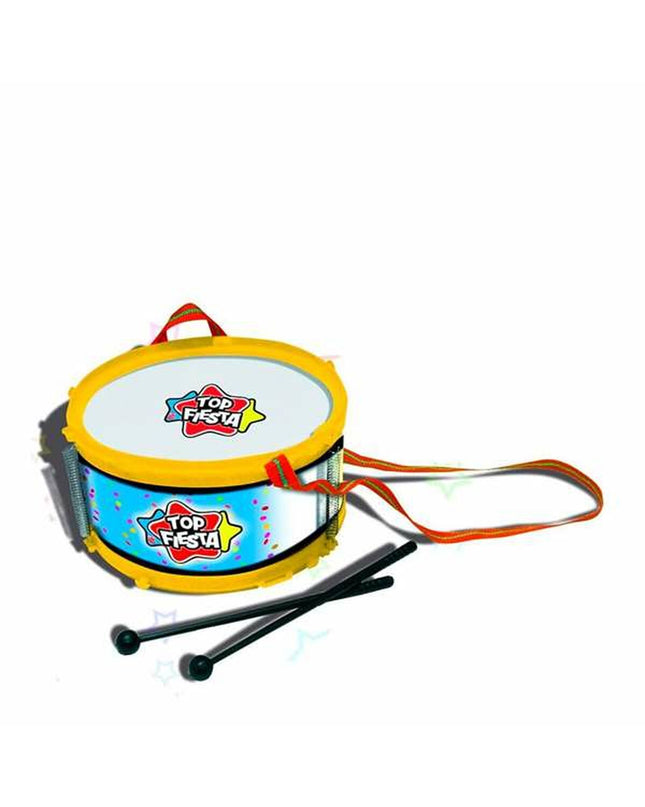 Reig Trommel Reig Top Fiesta plastic toy drum, 17 cm, for children’s musical play and entertainment.