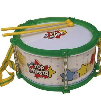 Reig plastic music toy drum with 21.5 cm diameter, colorful children's musical instrument for play and entertainment.