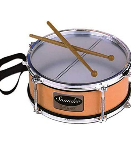 Reig music toy drum with an 11cm diameter and 25cm height, made of plastic, designed for children's musical play.