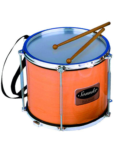 Reig speelgoed muziekdoos Reig trommel voor kinderen, plastic muziekinstrumenten en speelgoed voor jonge muzikanten
