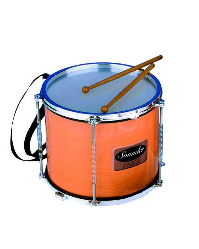 Reig speelgoed muziekdoos Reig trommel voor kinderen, plastic muziekinstrumenten en speelgoed voor jonge muzikanten
