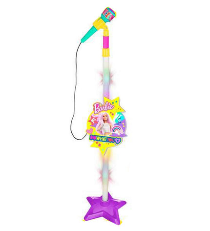 Barbie muziek speelgoed met microfoon, kinder muziekinstrument voor spel en entertainment, kleurrijk en geschikt voor kinderen