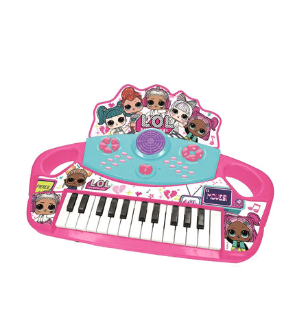 LOL Surprise! educational game set featuring colorful musical instruments for kids, perfect for playful learning and fun activities.