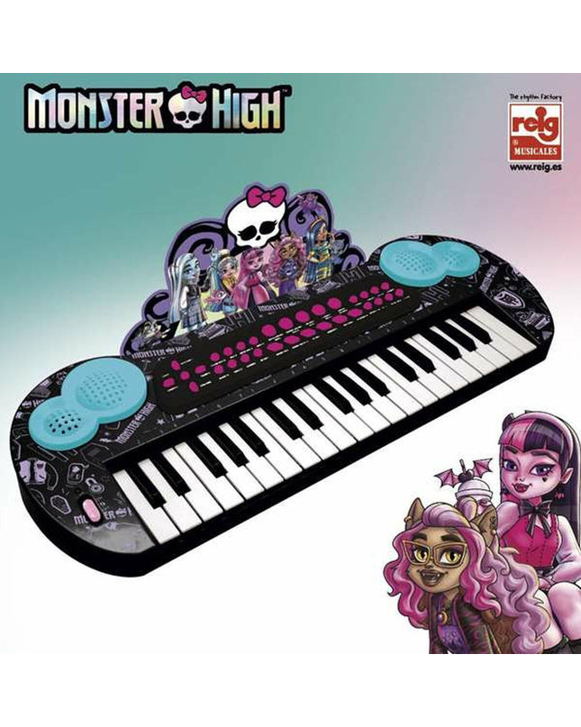 Reig Monster High educational learning plan toy for kids, featuring music instruments and playful educational activities.