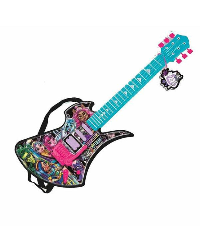 Monster High Kindergitaar, kleurrijk kinder speelgoed en muziekinstrument uit de Monster High speelgoed en games collectie.