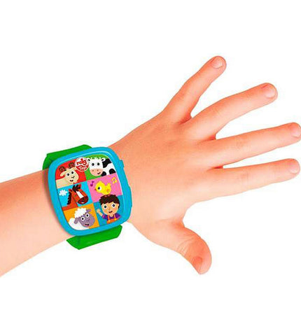 Reig interactive farm animals clock toy for children, baby educational toy with colorful farm animal designs