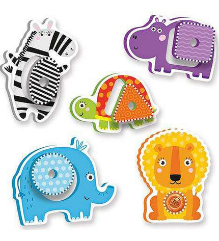 Reig baby musical farm animal puzzle with zoo shapes, colorful wooden toy for young children and early learning.