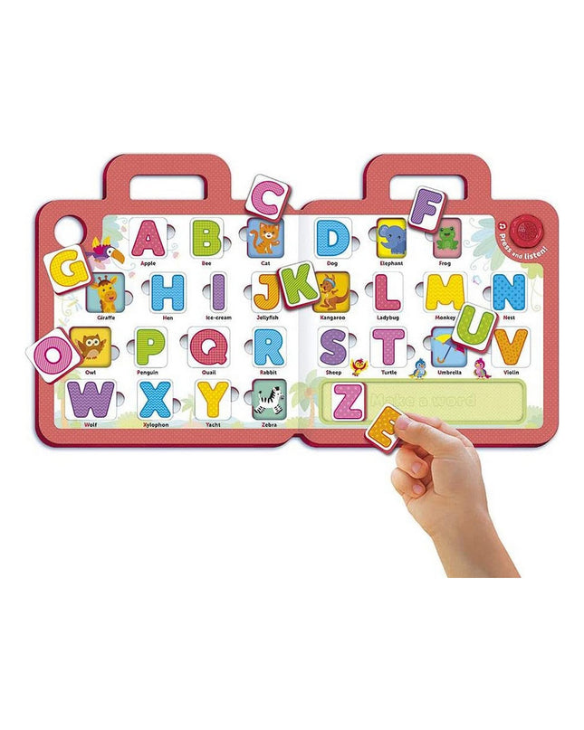 Reig Kinderpuzzel dieren met 26 onderdelen, leerzaam educatief alfabet speelgoed voor kinderen, puzzel en hersenkraker game